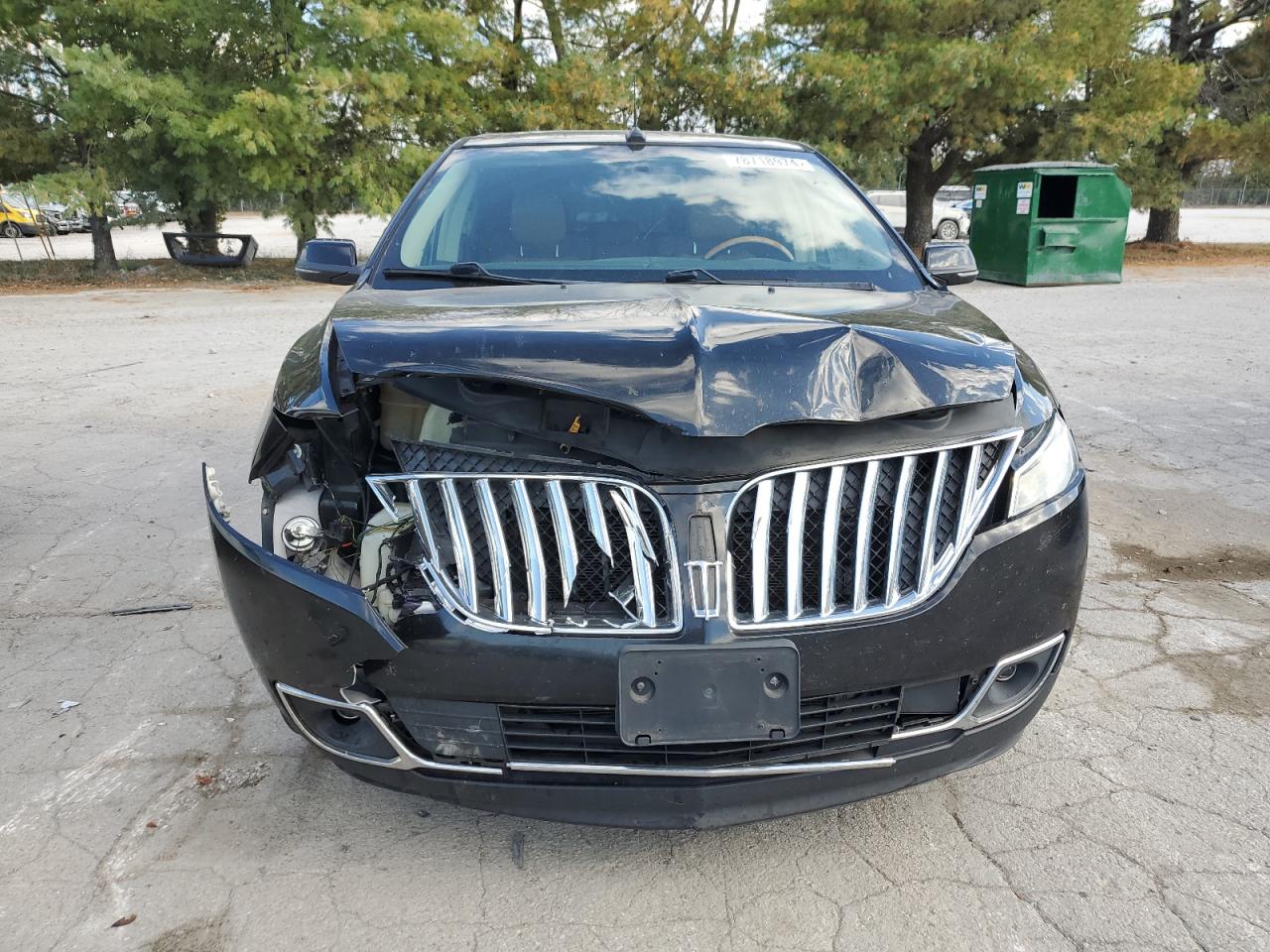 2014 Lincoln MKX VIN 2LMDJ8JK1EBL03811 Copart auction photo, front end damage thumbnail 5