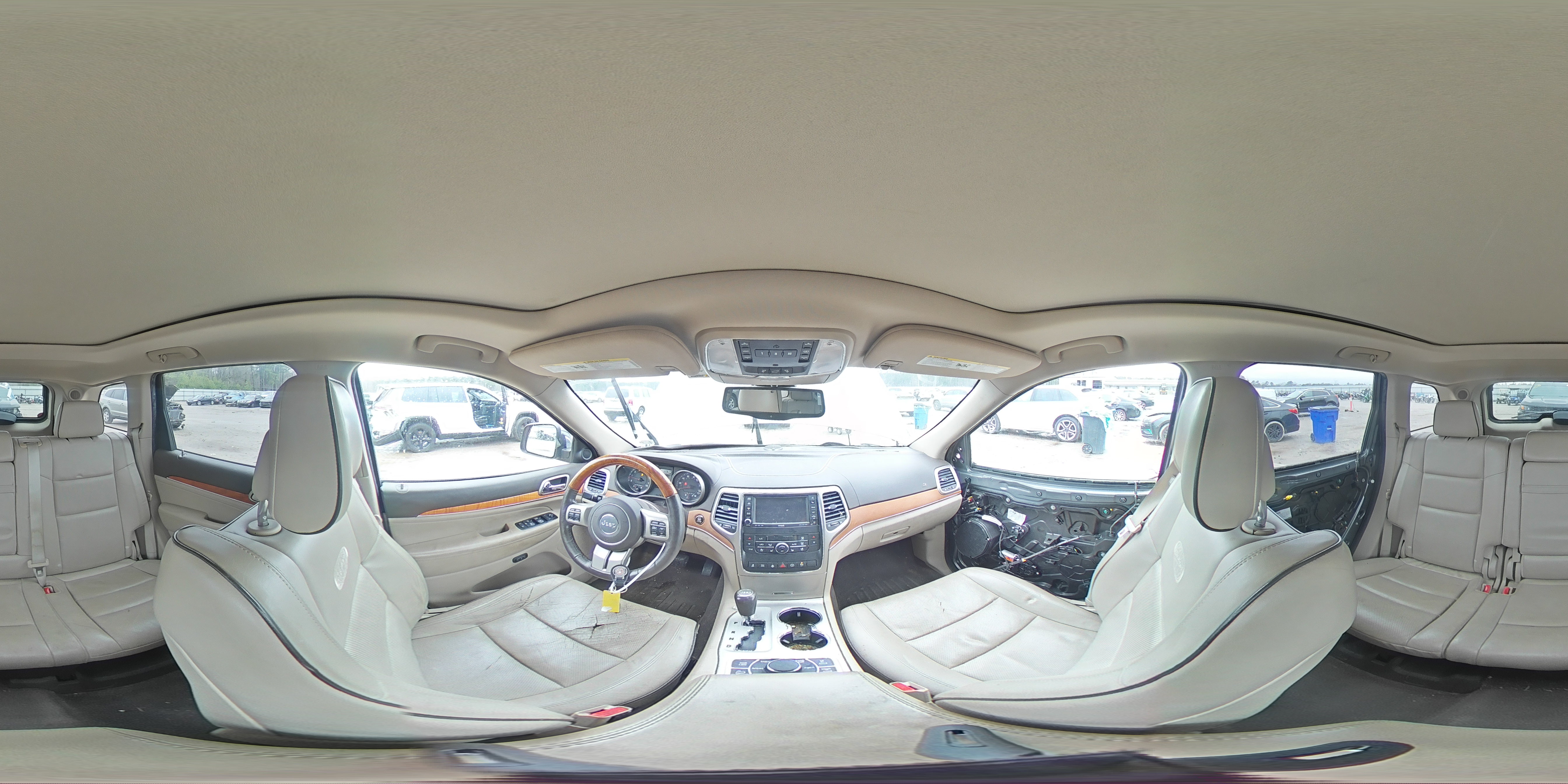 2013 Jeep Grand Cherokee VIN 1C4RJFCT7DC522416 Copart auction photo, front end damage thumbnail 13