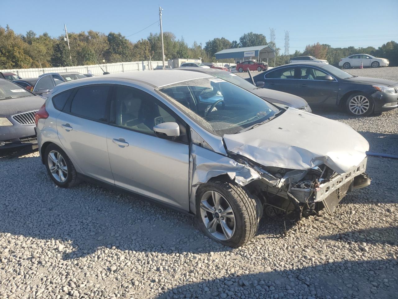 2013 Ford Focus VIN 1FADP3K28DL231316 Copart auction photo, front end / side damage thumbnail 4