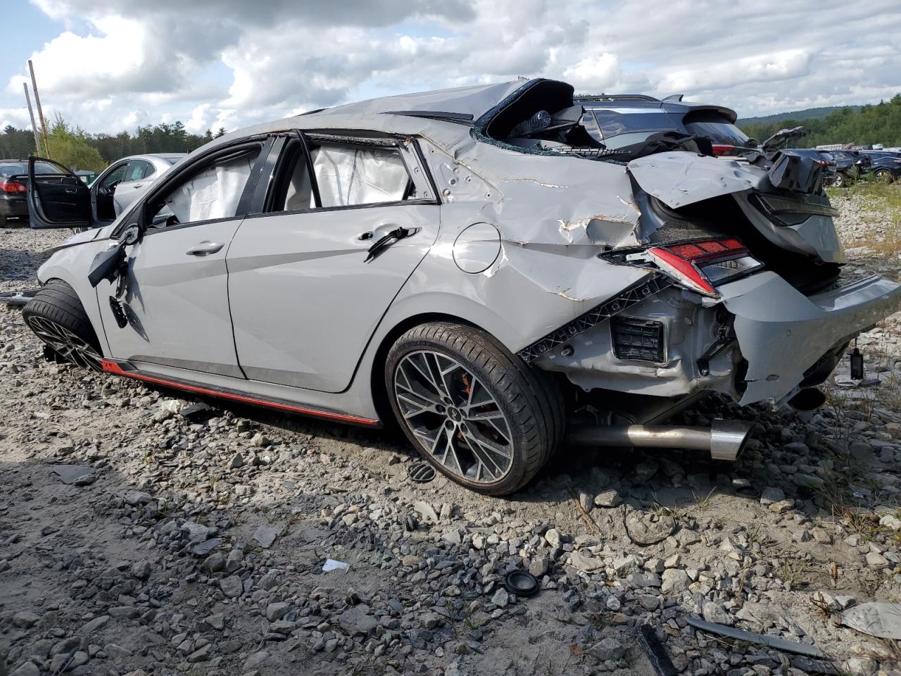 2023 Hyundai Elantra VIN KMHLW4AK3PU015870 Copart auction photo, all over / minor dent/scratches damage thumbnail 2