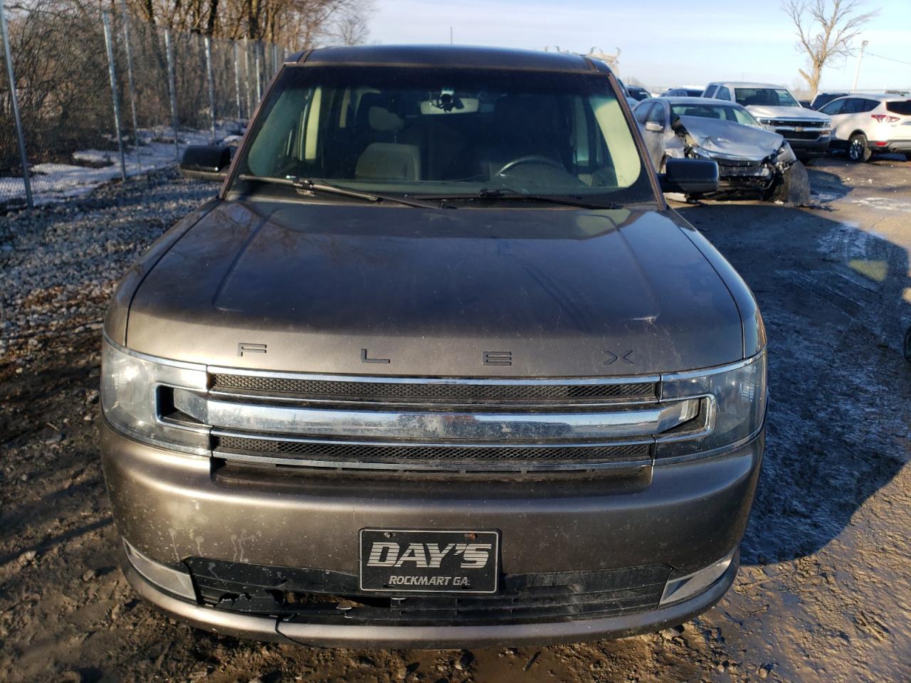 2014 Ford Flex VIN 2FMGK5C89EBD38926 Copart auction photo, rear end / all over damage thumbnail 5