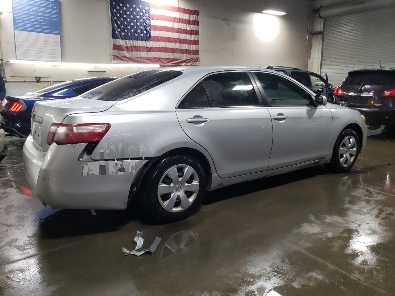 2007 Toyota Camry VIN 4T1BE46K97U114748 Copart auction photo, rear end / front end damage thumbnail 3