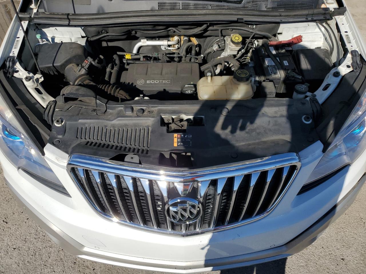 2016 Buick Encore VIN KL4CJDSB5GB594206 Copart auction photo, undercarriage / rear end damage thumbnail 12