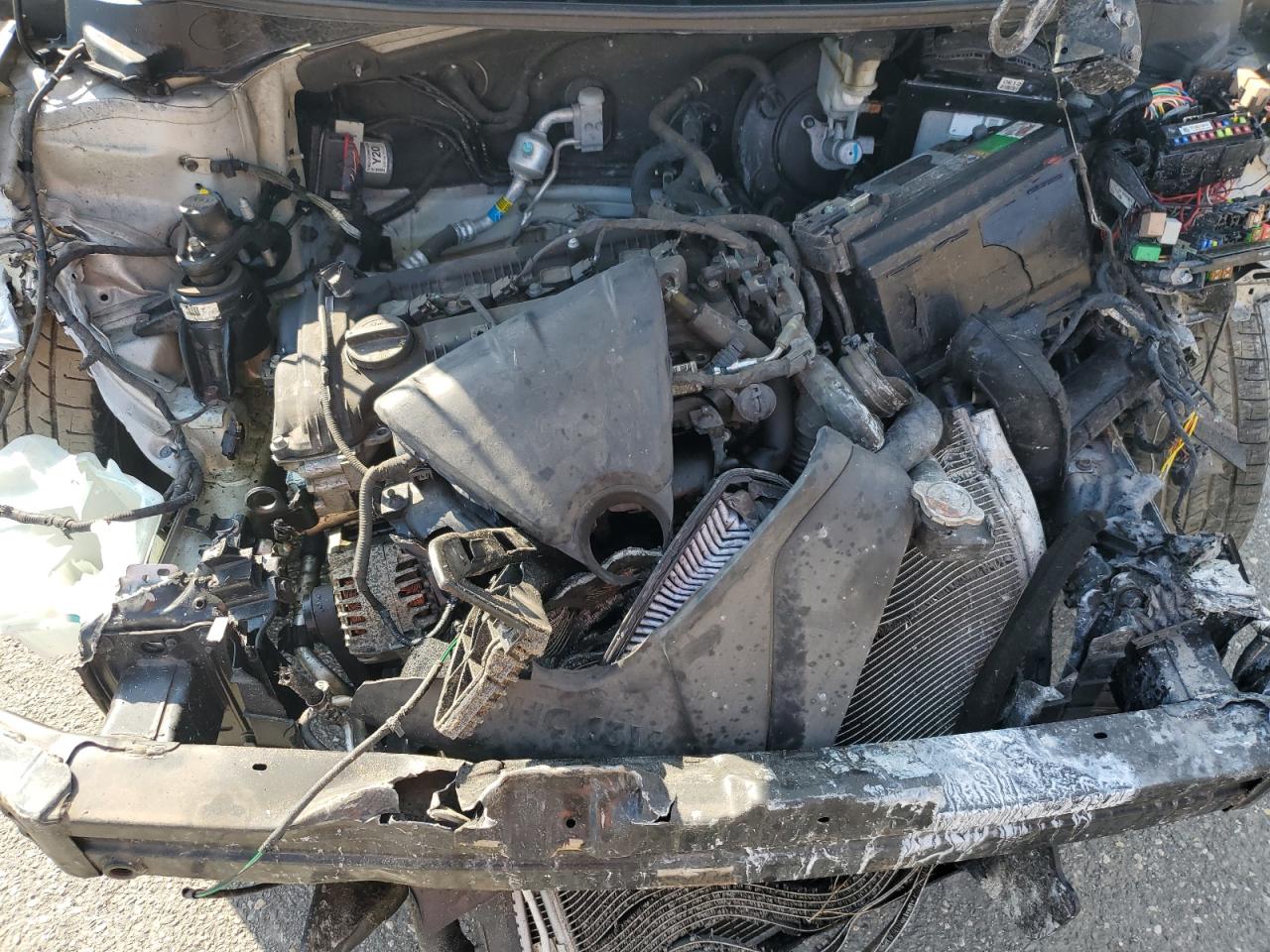 2016 KIA Forte VIN KNAFK4A6XG5499690 Copart auction photo, front end / rear end damage thumbnail 12