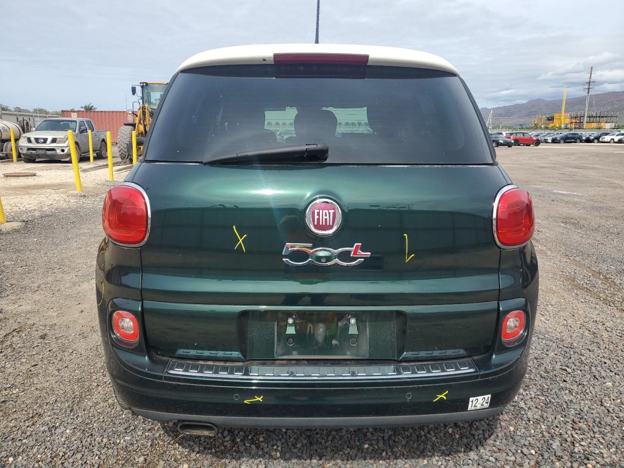 2014 Fiat 500 VIN ZFBCFABH8EZ001889 Copart auction photo, front end damage thumbnail 6