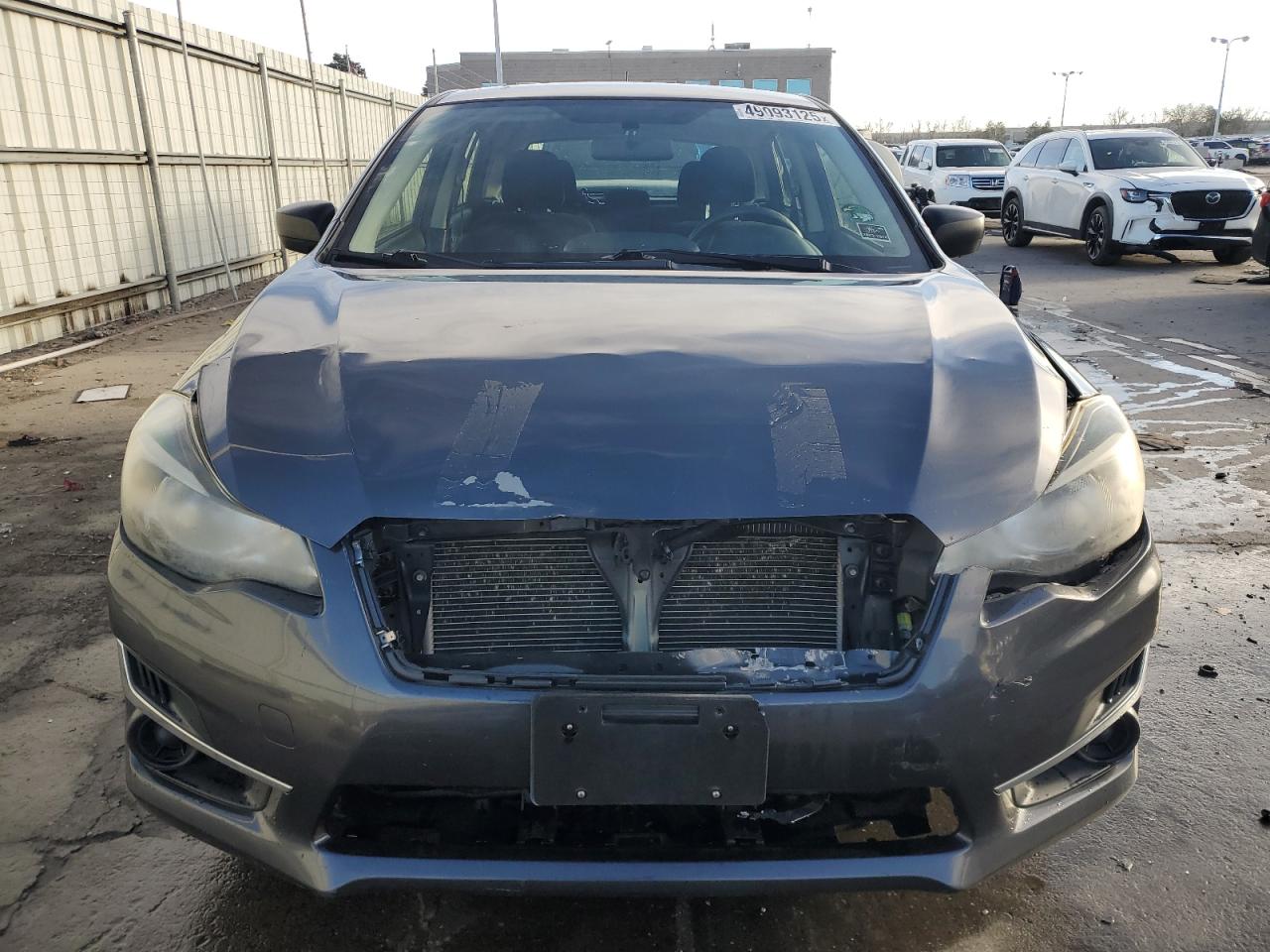 2015 Subaru Impreza VIN JF1GPAA68F8244286 Copart auction photo, front end / hail damage thumbnail 5