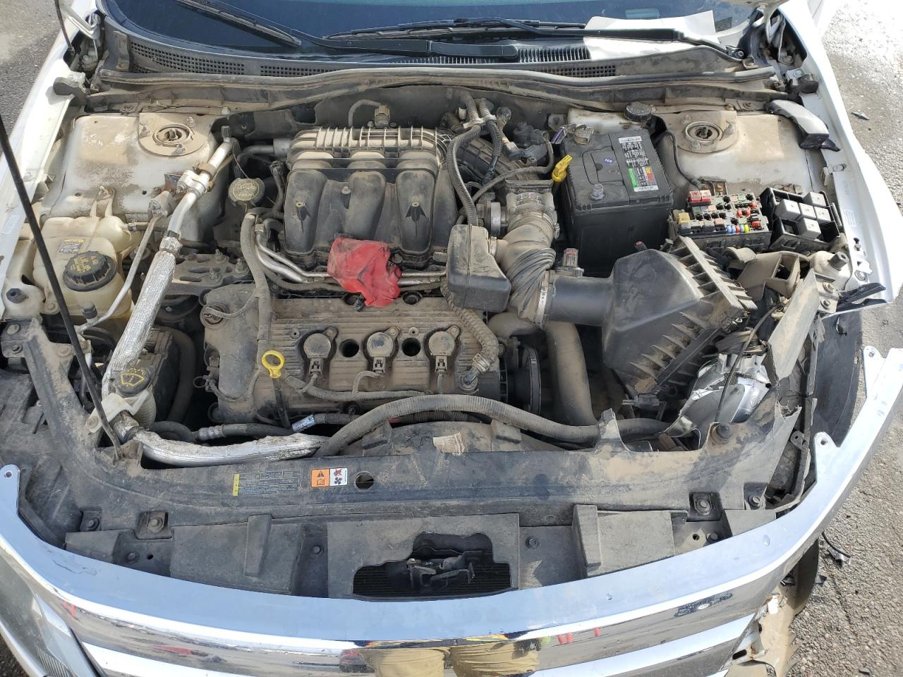 2011 Ford Fusion VIN 3FAHP0JGXBR242216 Copart auction photo, front end / undercarriage damage thumbnail 11