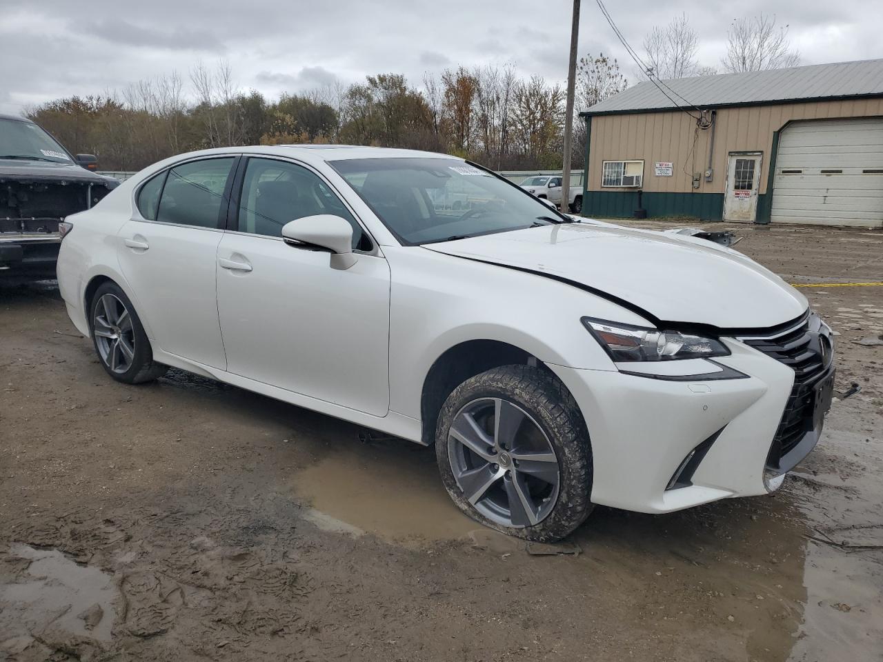 2017 Lexus GS VIN JTHCZ1BL4HA006291 Copart auction photo, side damage thumbnail 4