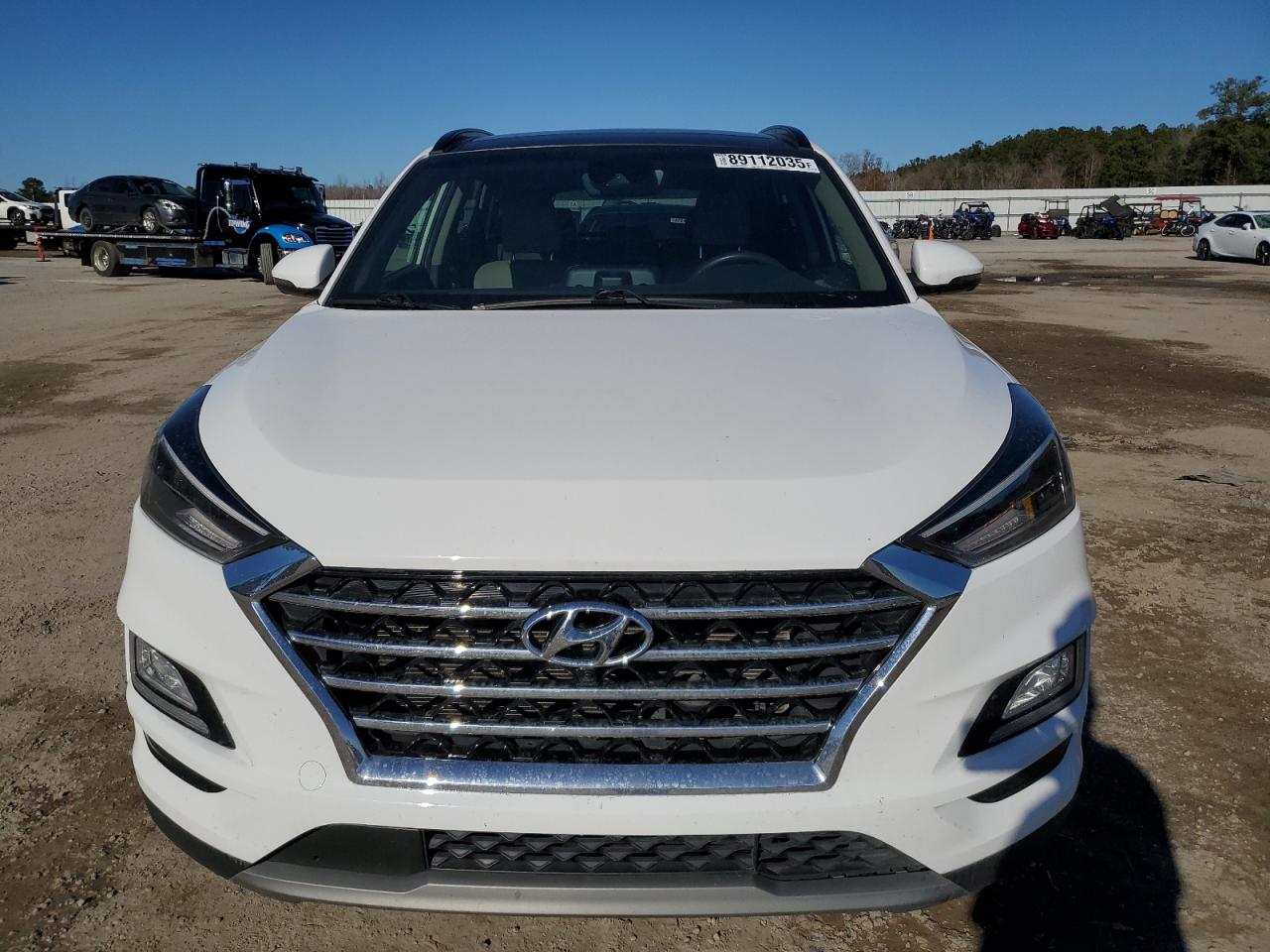 2019 Hyundai Tucson VIN KM8J33AL0KU997191 Copart auction photo, rear end damage thumbnail 5