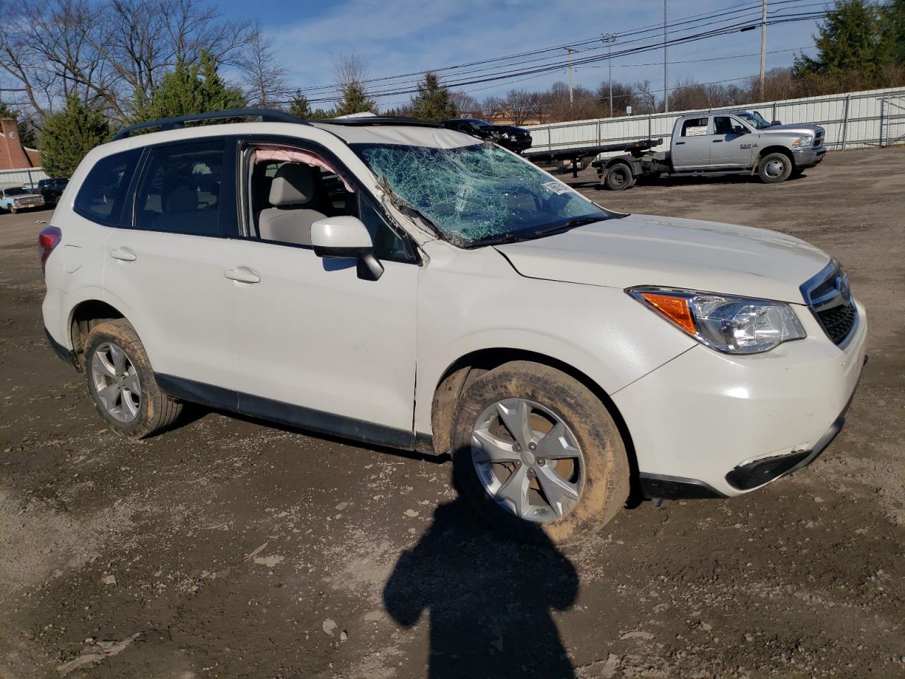 2016 Subaru Forester VIN JF2SJADCXGH465950 Copart auction photo, all over / undercarriage damage thumbnail 4