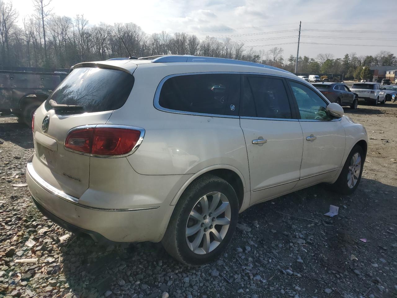 2013 Buick Enclave VIN 5GAKVDKD7DJ264318 Copart auction photo, mechanical damage thumbnail 3