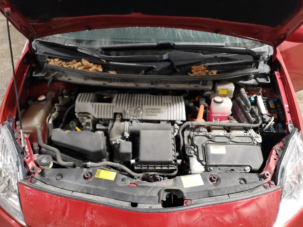 2014 Toyota Prius VIN JTDKN3DU1E0383964 Copart auction photo, rear end damage thumbnail 11