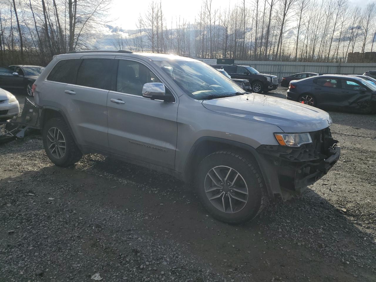 2021 Jeep Grand Cherokee VIN 1C4RJFBG0MC541913 Copart auction photo, front end / rear end damage thumbnail 4