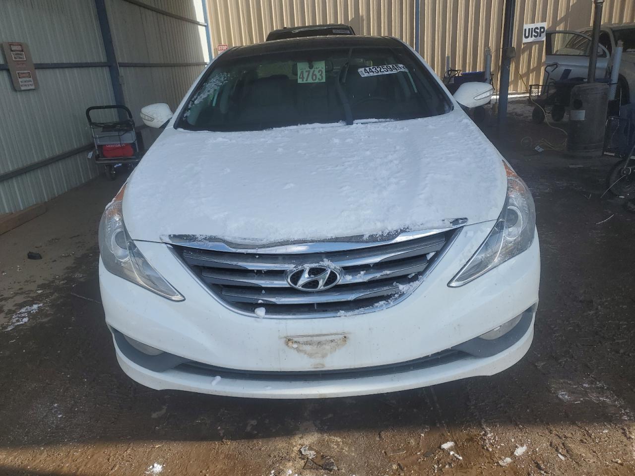 2014 Hyundai Sonata VIN 5NPEC4AB6EH932105 Copart auction photo, hail / minor dent/scratches damage thumbnail 5