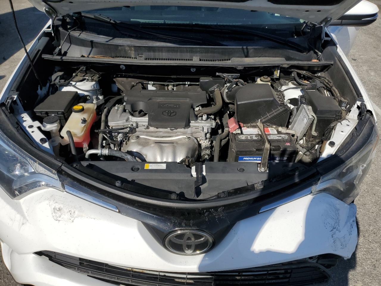 2018 Toyota RAV 4 VIN 2T3RFREV3JW811805 Copart auction photo, front end damage thumbnail 12