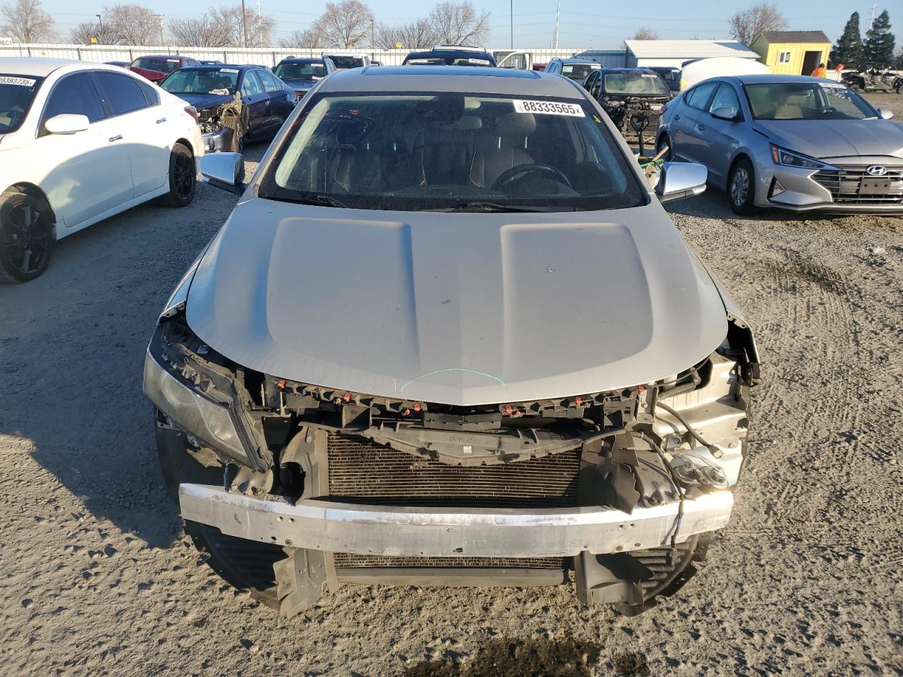 2014 Chevrolet Impala VIN 2G1155S30E9242724 Copart auction photo, front end damage thumbnail 5