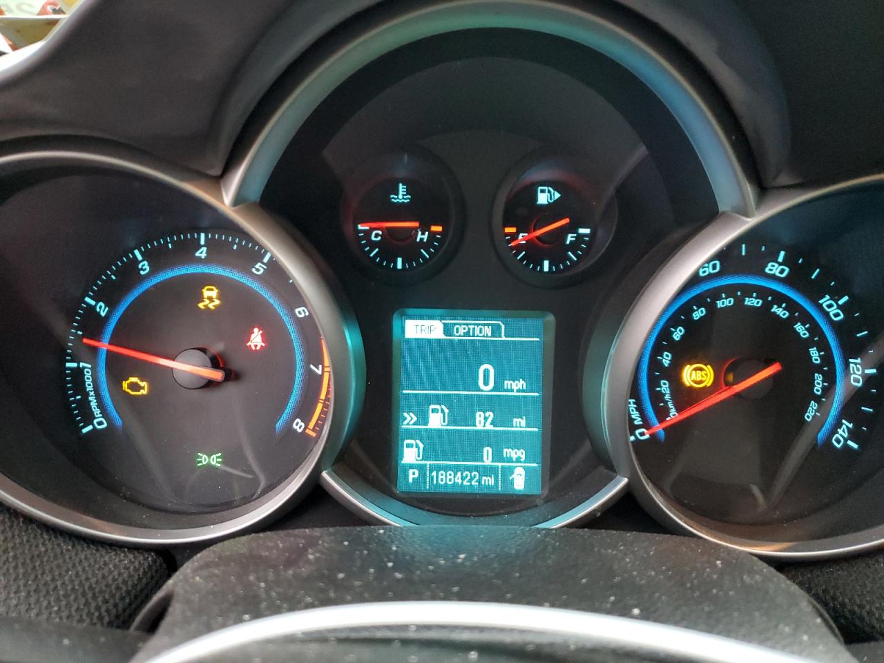 2014 Chevrolet Cruze VIN 1G1PC5SB4E7371011 Copart auction photo, rear end / front end damage thumbnail 9