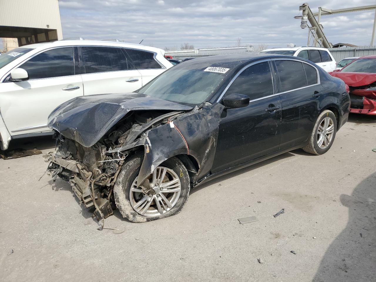 2015 Infiniti Q40 VIN JN1CV6AR7FM521221 - Copart auction photo