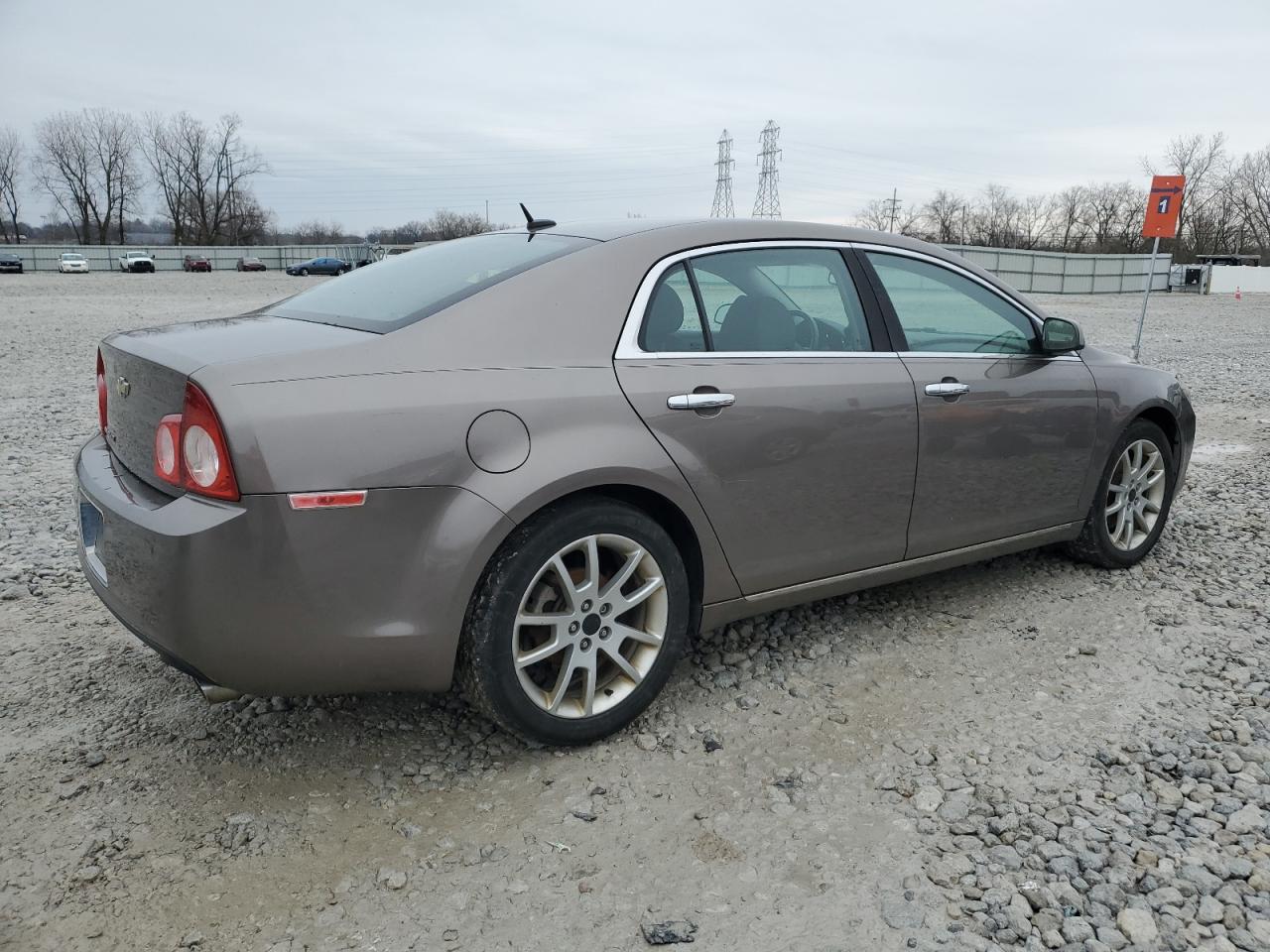 2011 Chevrolet Malibu VIN 1G1ZE5E74BF341065 Copart auction photo, rear end / side damage thumbnail 3