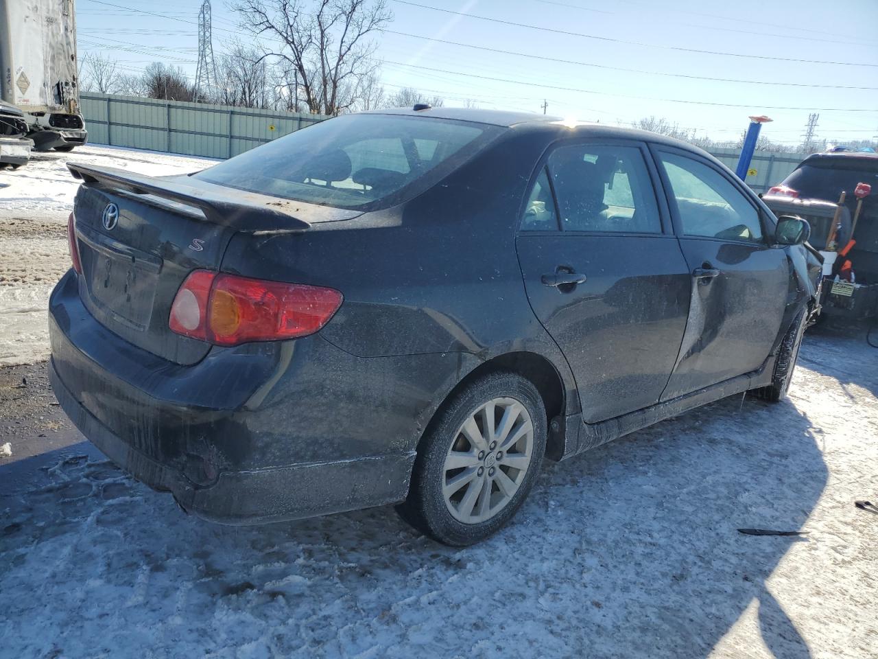 2010 Toyota Corolla VIN 2T1BU4EE9AC464663 Copart auction photo, front end / side damage thumbnail 3