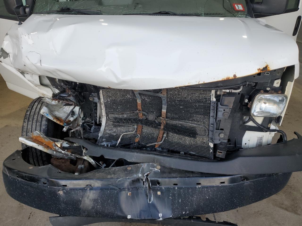 2013 Chevrolet Express VIN 1GCWGGBA4D1151735 Copart auction photo, front end damage thumbnail 13