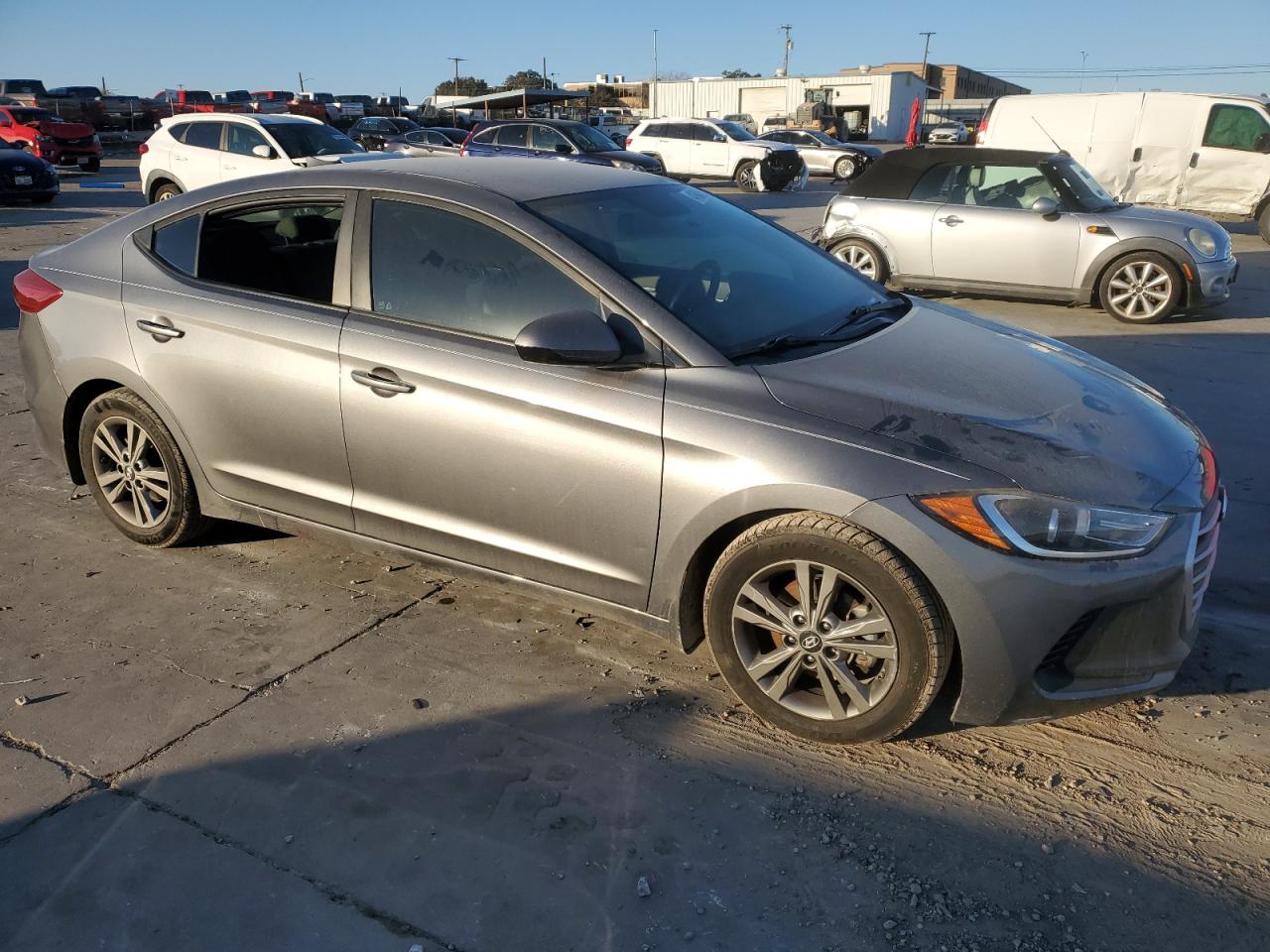 2018 Hyundai Elantra VIN 5NPD84LF0JH344935 Copart auction photo, minor dent/scratches damage thumbnail 4