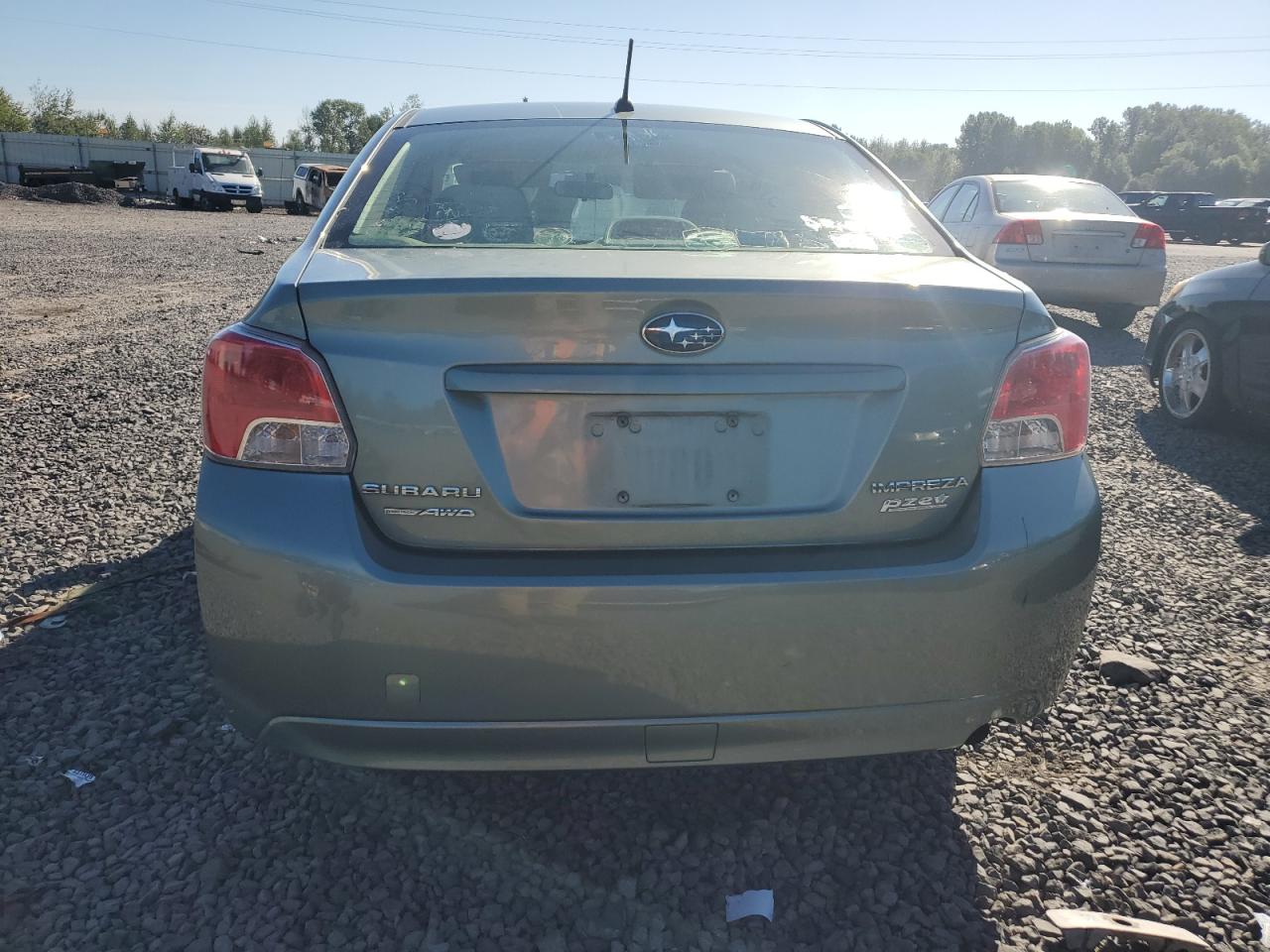 2014 Subaru Impreza VIN JF1GJAC68EH011165 Copart auction photo, front end / mechanical damage thumbnail 6