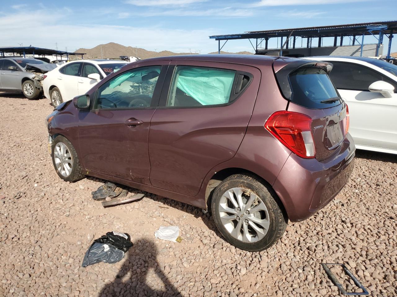 2019 Chevrolet Spark VIN KL8CD6SA1KC709444 Copart auction photo, all over damage thumbnail 2