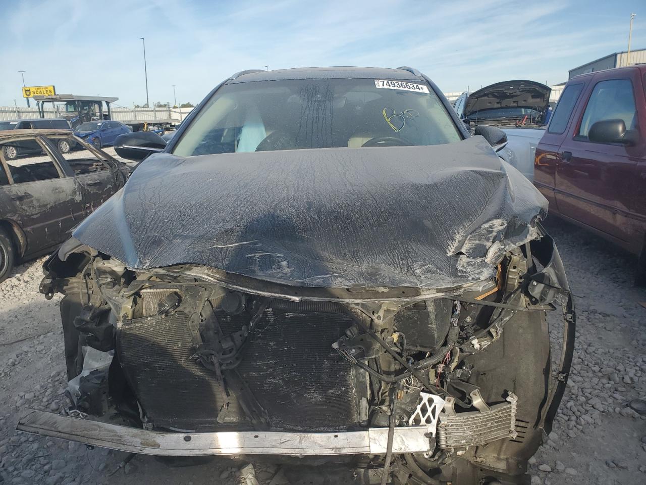 2017 Lexus RX VIN 2T2BZMCA9HC093608 Copart auction photo, front end damage thumbnail 5