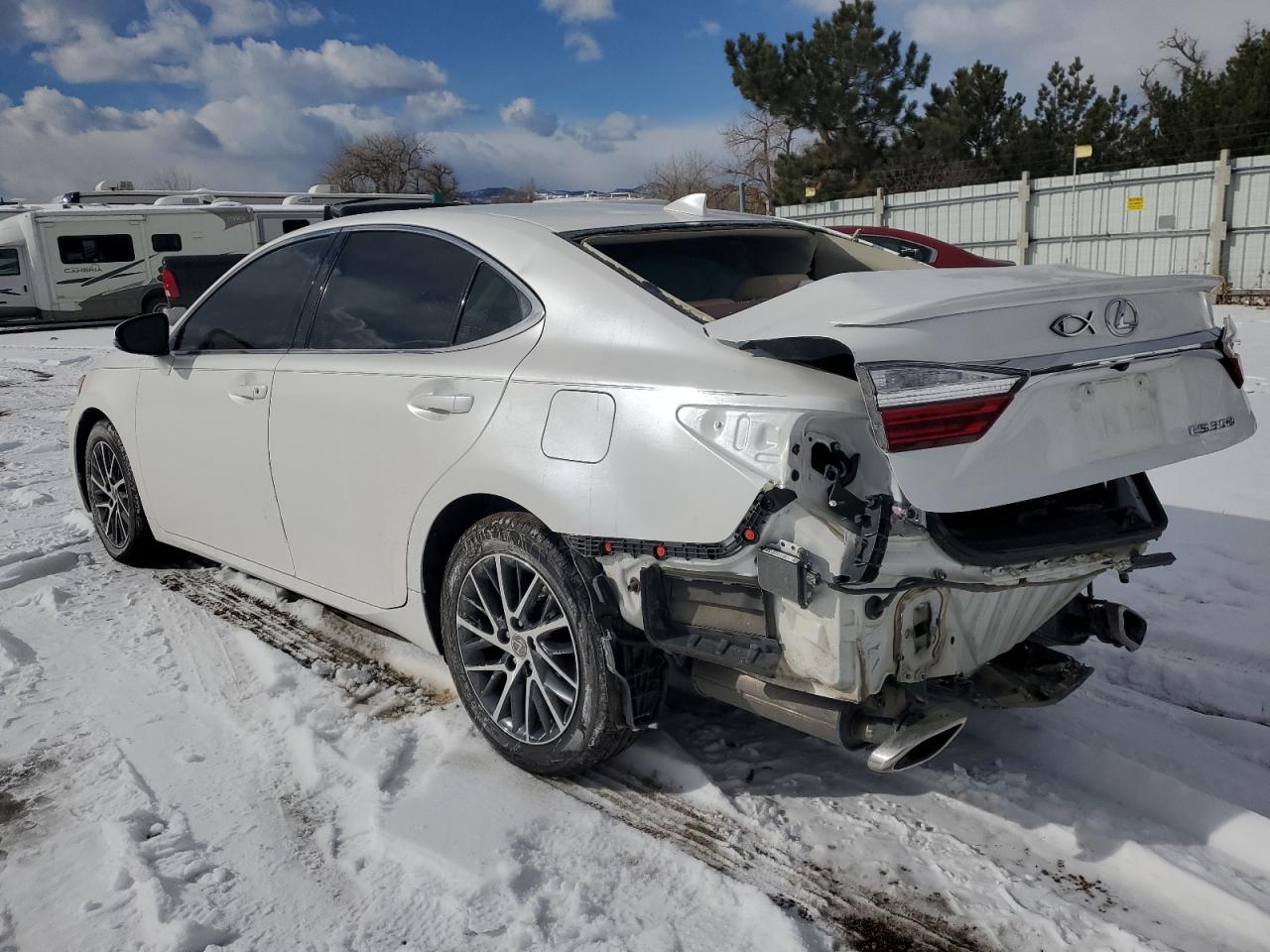 2017 Lexus ES VIN 58ABK1GG0HU070490 Copart auction photo, rear end damage thumbnail 2