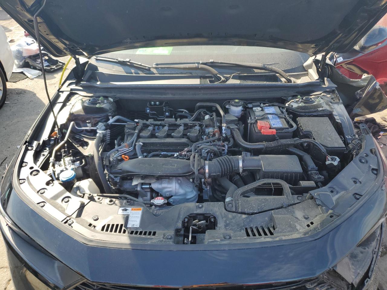 2023 Honda Accord VIN 1HGCY1F33PA028703 Copart auction photo, side / front end damage thumbnail 11