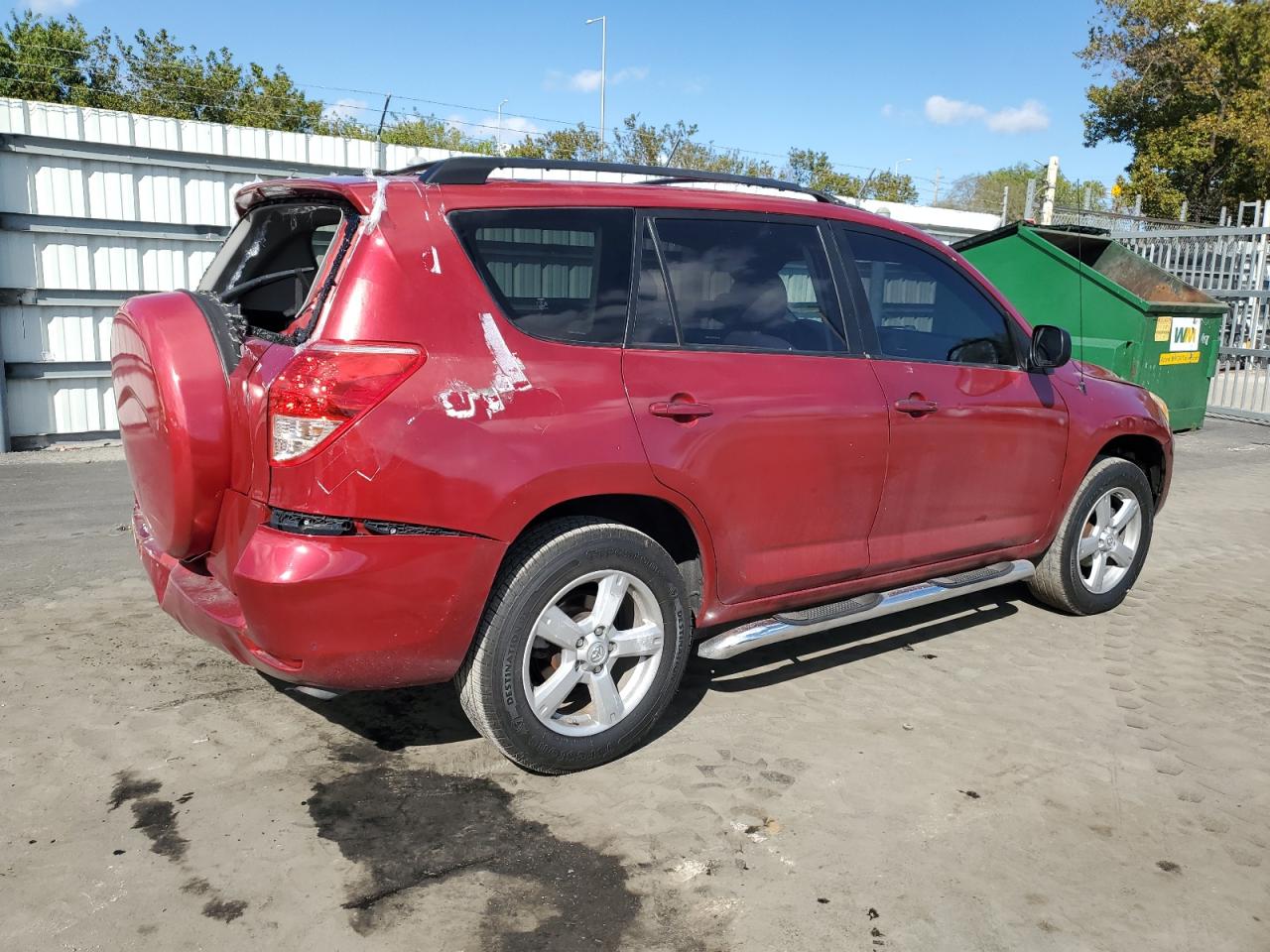 2007 Toyota RAV 4 VIN JTMZD33V175038340 Copart auction photo, rear end damage thumbnail 3