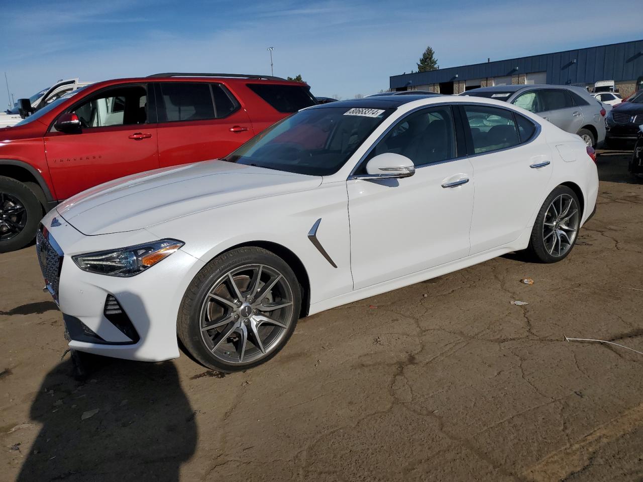 2019 Genesis G70 VIN KMTG44LA4KU038214