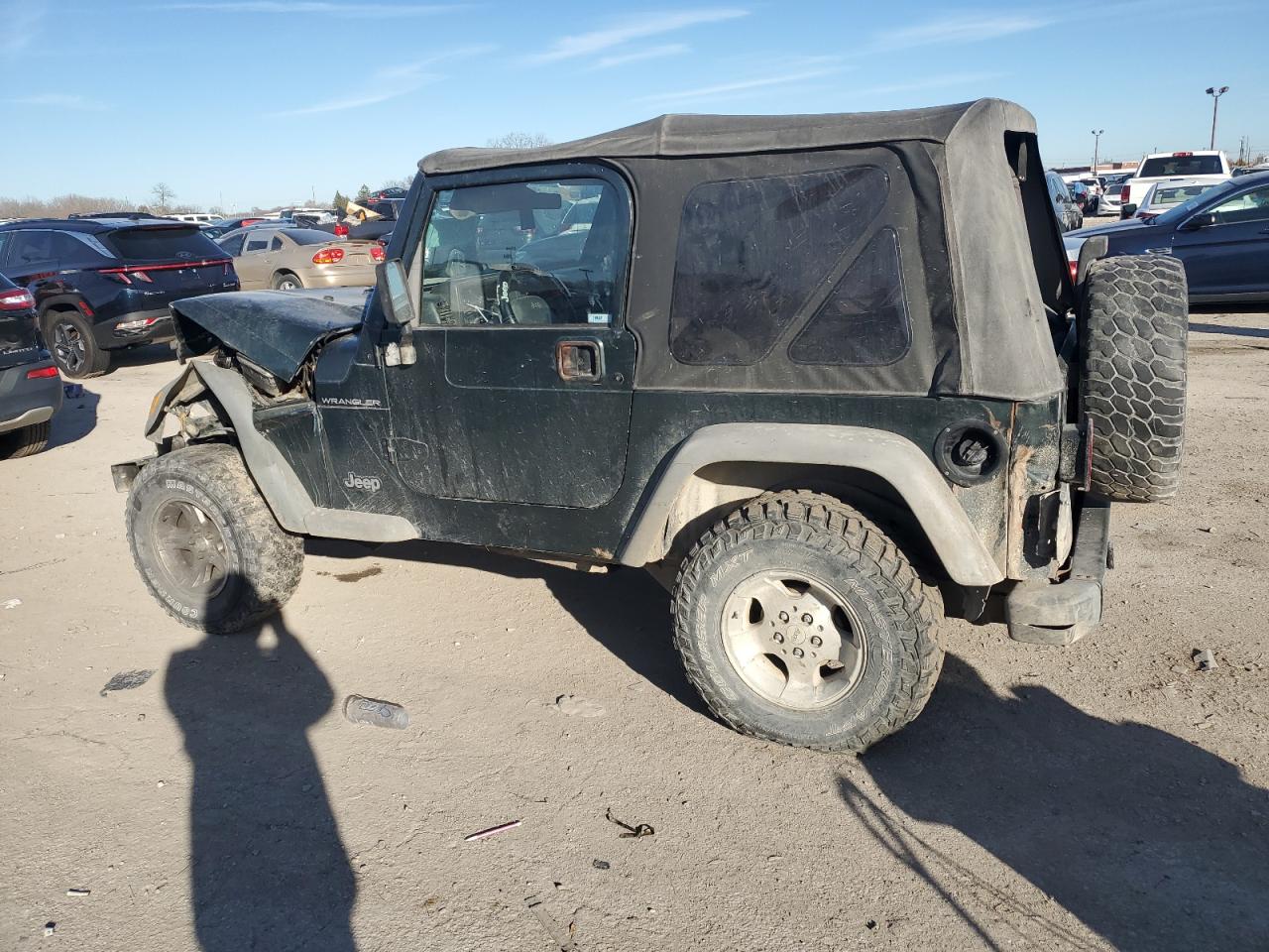 2002 Jeep Wrangler VIN 1J4FA29P72P723223 Copart auction photo, front end / minor dent/scratches damage thumbnail 2