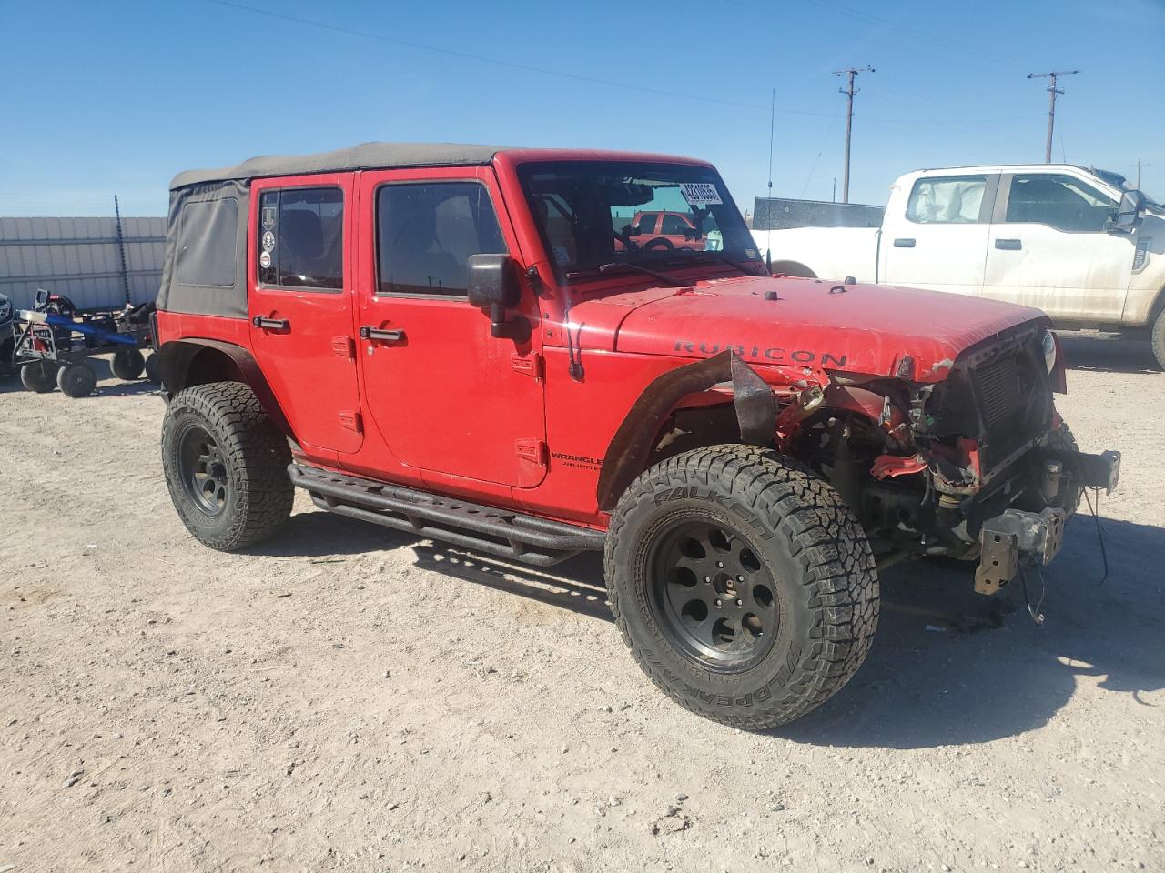2016 Jeep Wrangler VIN 1C4BJWFGXGL183011 Copart auction photo, front end / undercarriage damage thumbnail 4