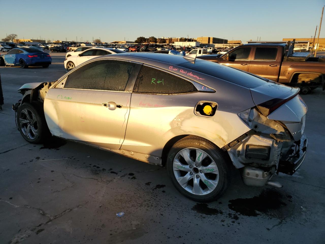 2017 Honda Civic VIN 2HGFC3B71HH354860 Copart auction photo, front end / rear end damage thumbnail 2