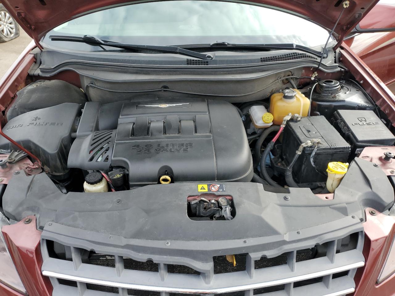 2007 Chrysler Pacifica VIN 2A8GM68X87R189643 Copart auction photo, rear end / undercarriage damage thumbnail 12