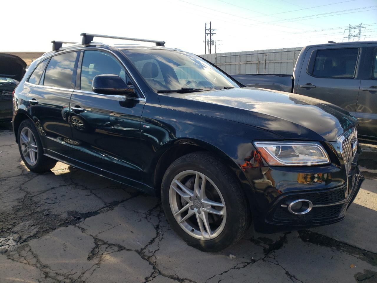 2016 Audi Q5 VIN WA1D7AFP9GA117131 Copart auction photo, front end / side damage thumbnail 4