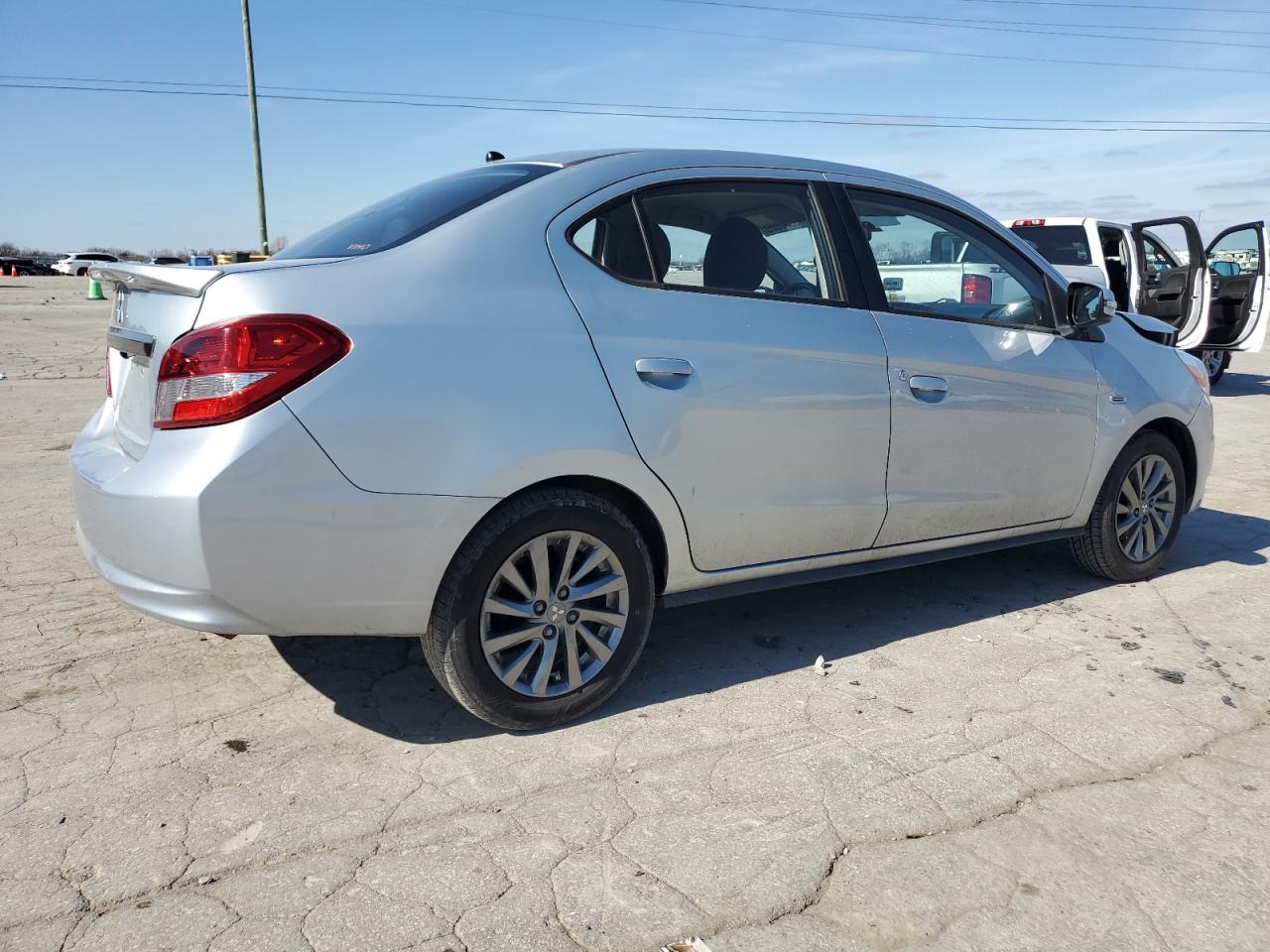 2019 Mitsubishi Mirage VIN ML32F4FJ1KHF01908 Copart auction photo, front end damage thumbnail 3