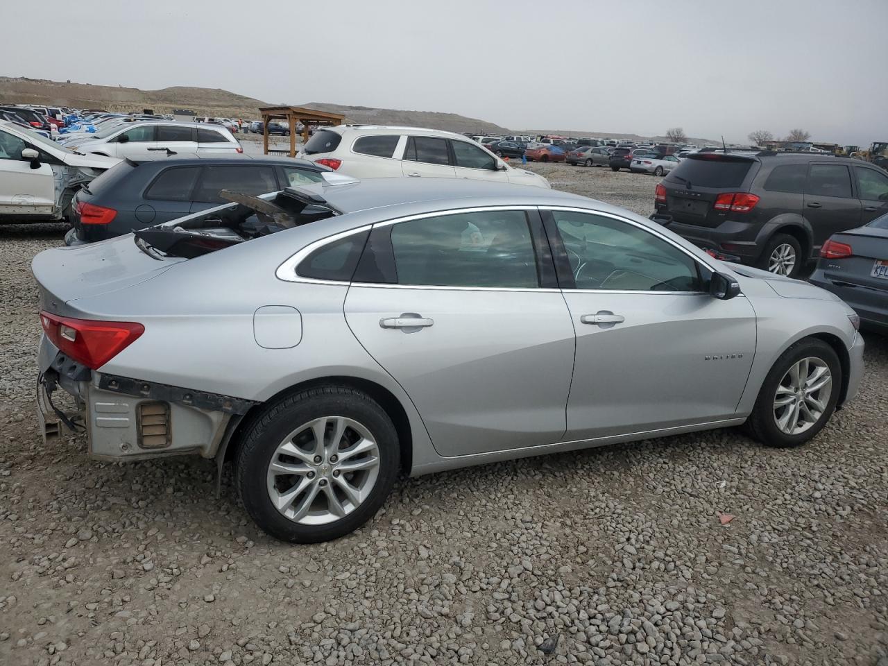 2018 Chevrolet Malibu VIN 1G1ZD5ST8JF276238 Copart auction photo, rear end / side damage thumbnail 3