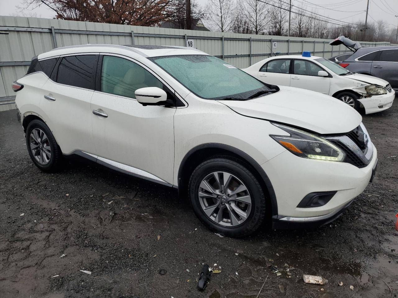 2018 Nissan Murano VIN 5N1AZ2MH5JN138414 Copart auction photo, rear end damage thumbnail 4