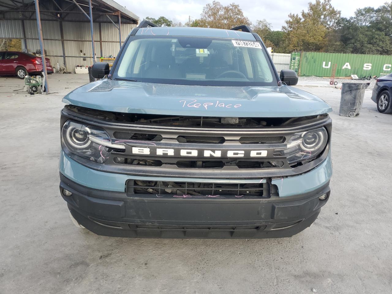 2021 Ford Bronco VIN 3FMCR9B67MRA98521 Copart auction photo, front end damage thumbnail 5