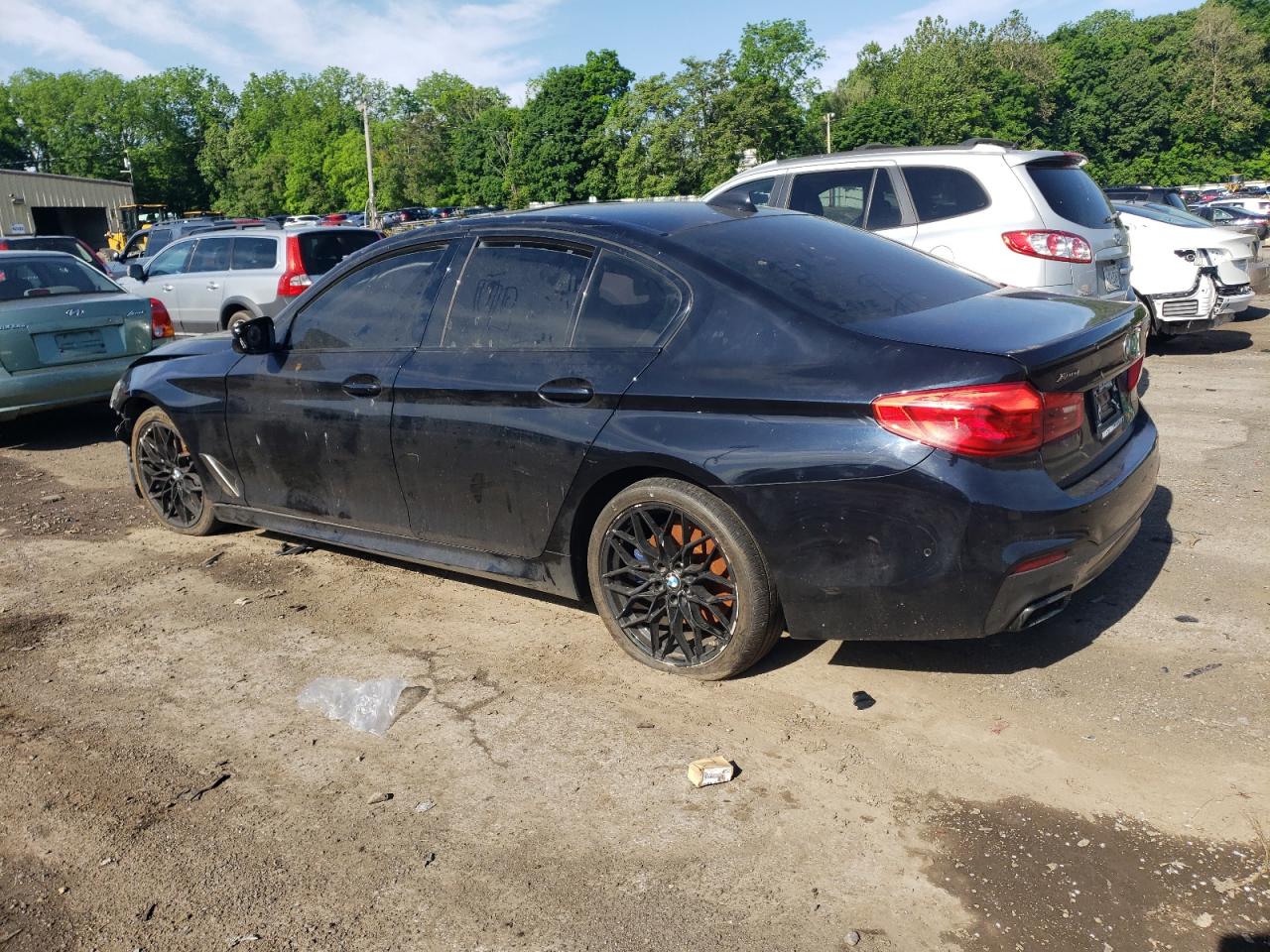 2019 BMW M5 VIN WBAJB9C56KB464814 Copart auction photo, front end / minor dent/scratches damage thumbnail 2