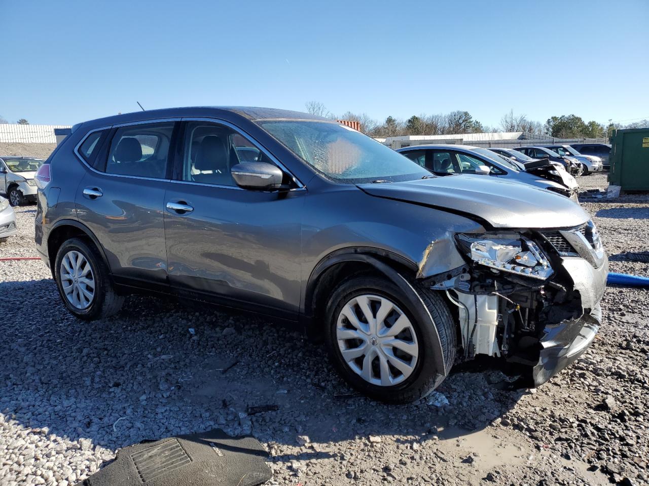 2015 Nissan Rogue VIN KNMAT2MT3FP526277 Copart auction photo, front end damage thumbnail 4