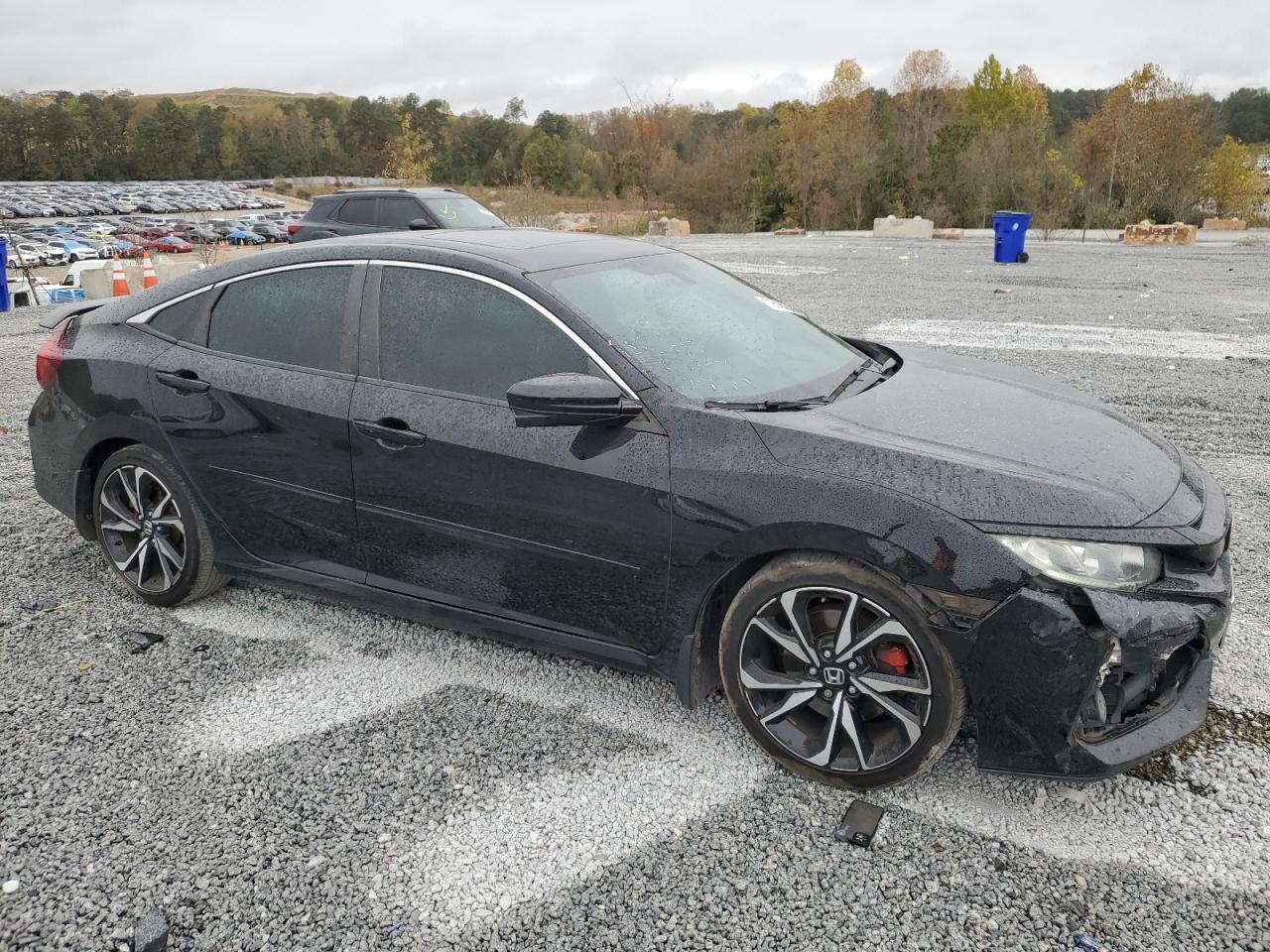 2019 Honda Civic VIN 2HGFC1E57KH700903 Copart auction photo, front end / mechanical damage thumbnail 4
