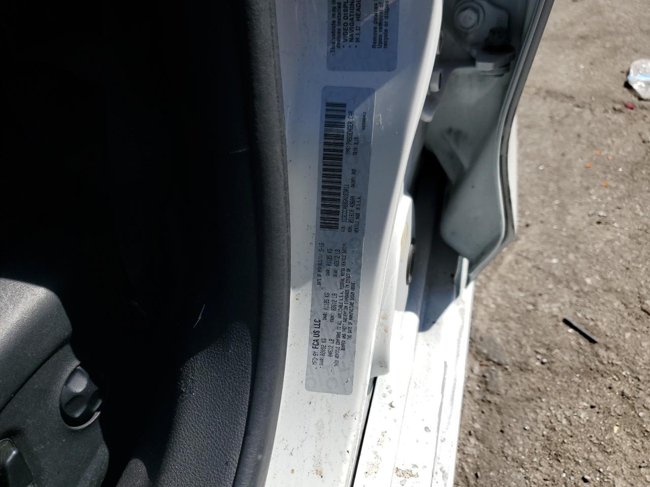 2016 Chrysler 200 VIN 1C3CCCAB8GN183011 Copart auction photo, side / minor dent/scratches damage thumbnail 13