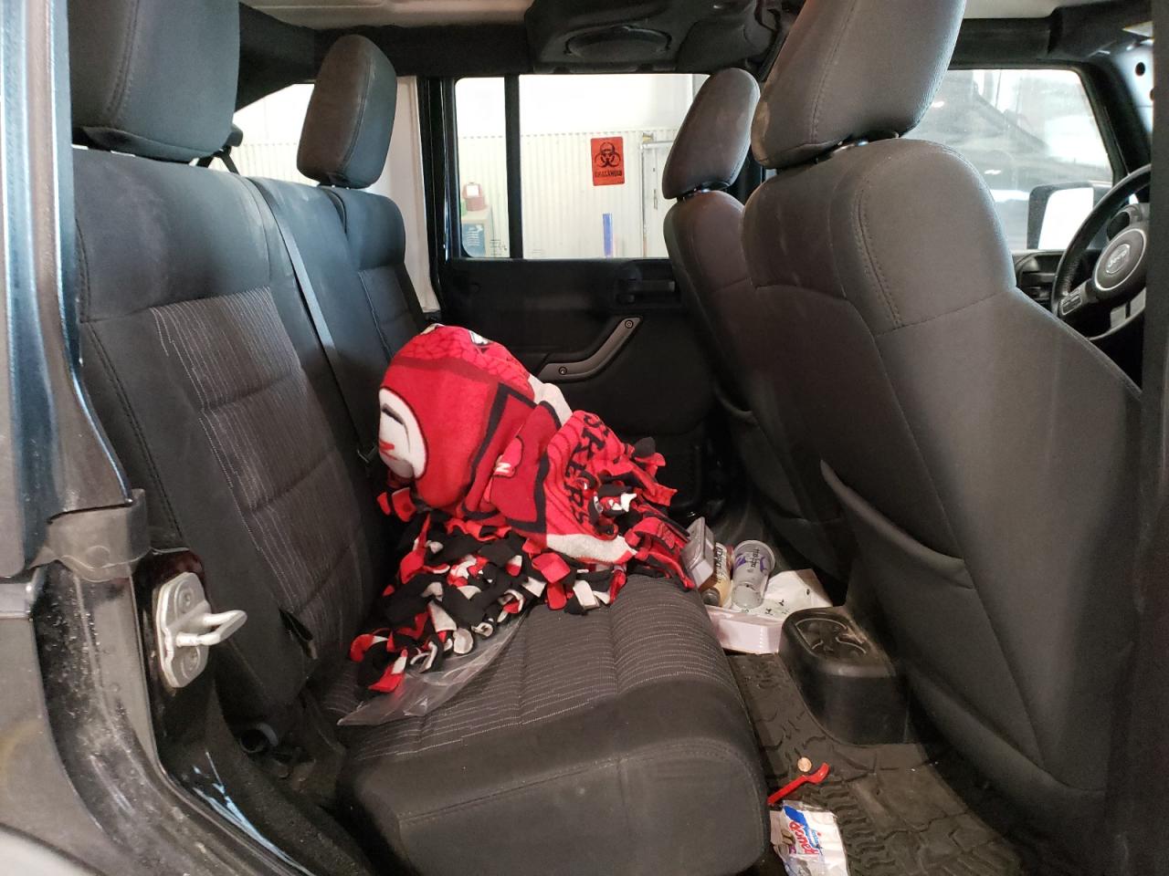 2012 Jeep Wrangler VIN 1C4BJWDG3CL135430 Copart auction photo, rear end damage thumbnail 11