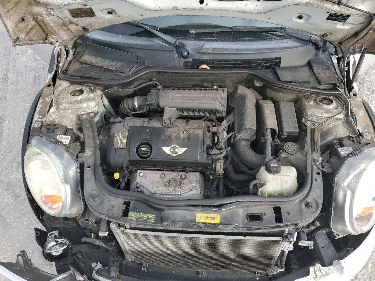 2013 MINI Cooper VIN WMWSU3C59DT548490 Copart auction photo, front end damage thumbnail 11