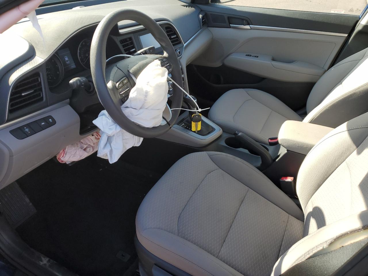 2020 Hyundai Elantra VIN 5NPD74LFXLH516474 Copart auction photo, front end / side damage thumbnail 7