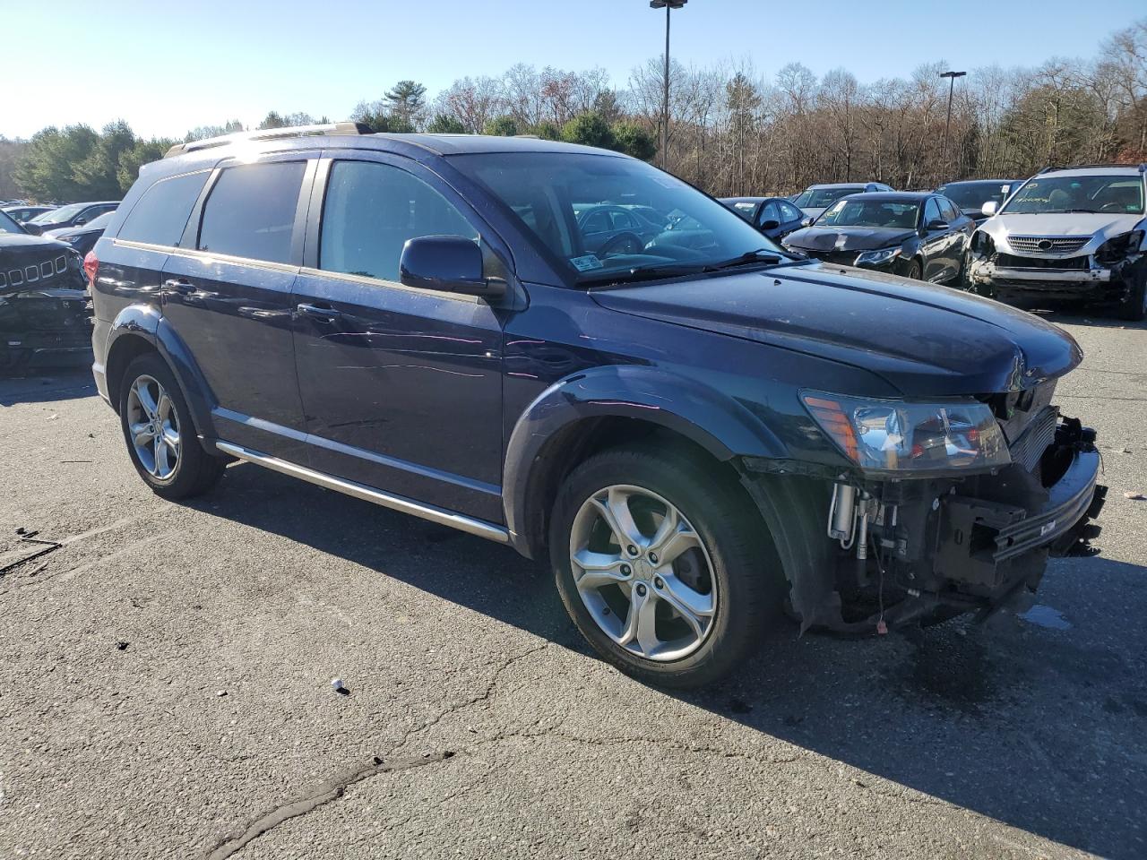 2017 Dodge Journey VIN 3C4PDCGG5HT613625 Copart auction photo, front end / minor dent/scratches damage thumbnail 4